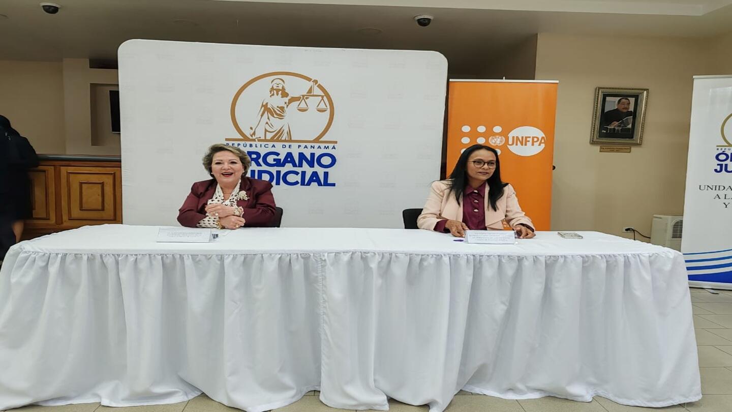 Firma del Memorando de Entendimiento entre Órgano Judicial y UNFPA Panamá.